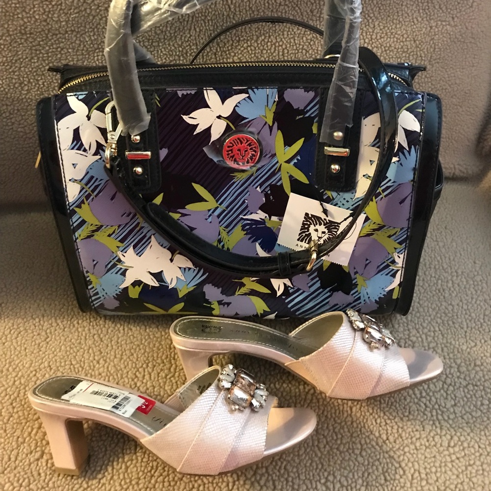💝SALE 💝 Anne Klein bag and sandals combo